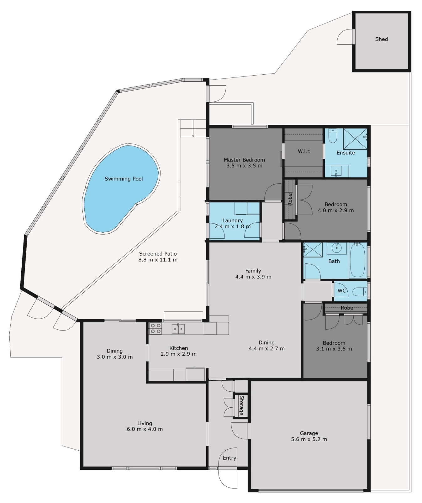 Gold Coast Real Estate & AirBnb Floor Plans
